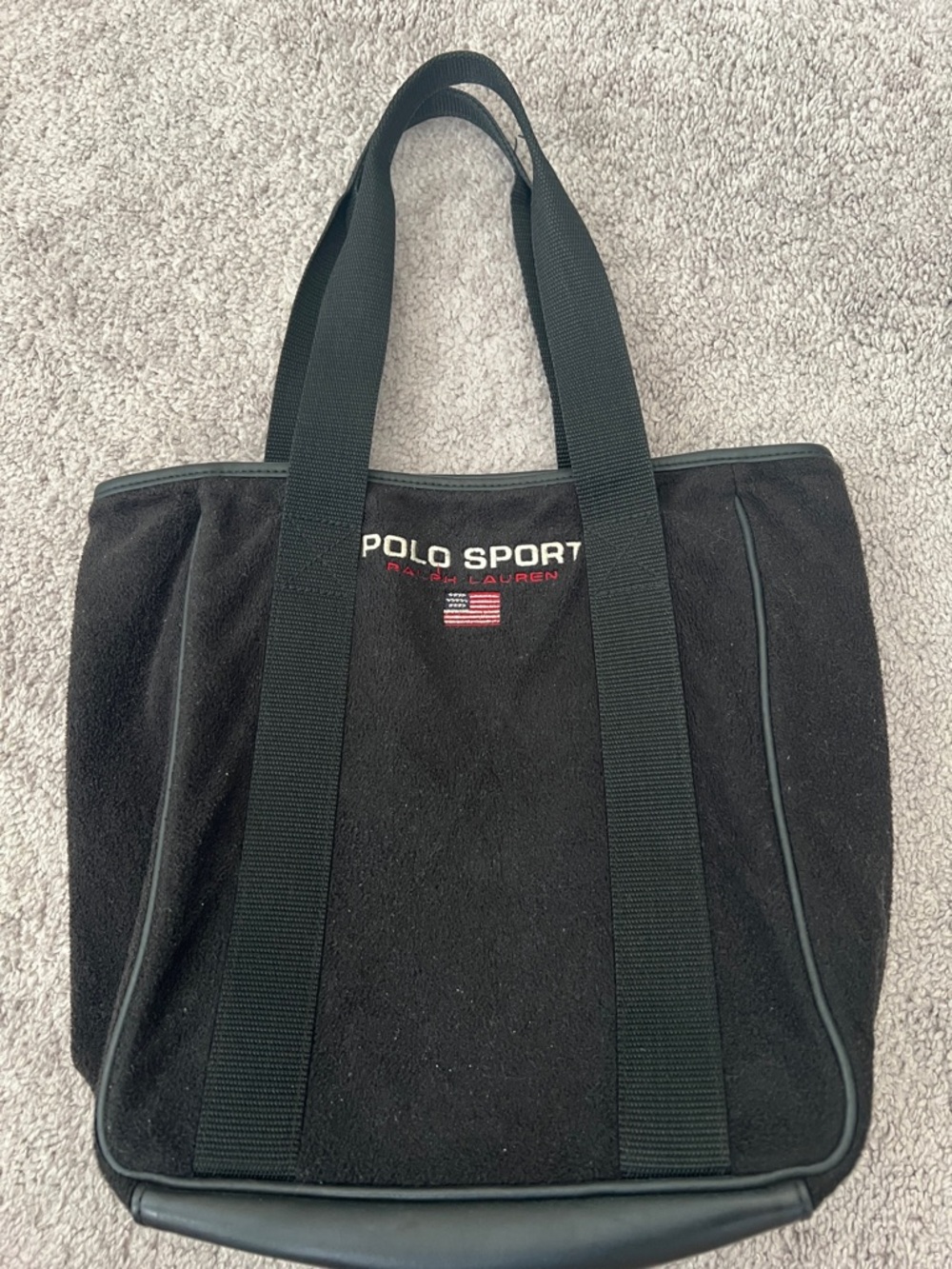 Vintage Black Tote Bag